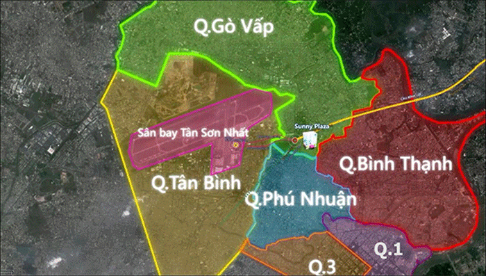 Hình 1. Vị trí toàn quận Gò Vấp