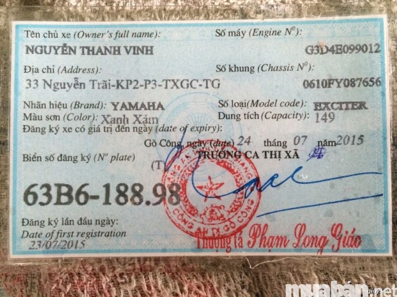 Bán Xe Máy Cũ Giá Cao Cần Chú Ý 5 Điều Sau 4 Giay To