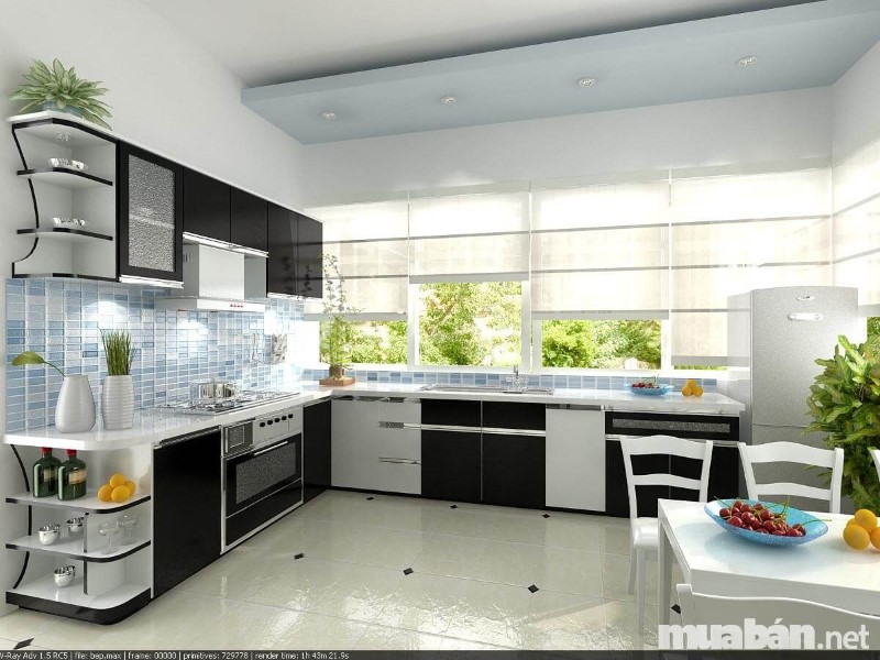 không gian biệt thự thoáng mát, tiện nghi