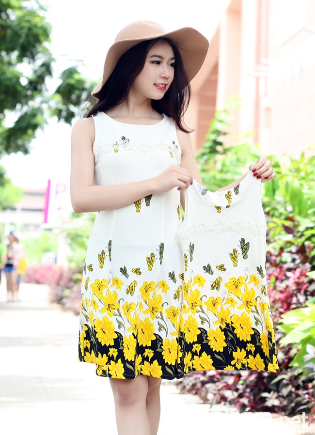 Hướng Dẫn Cách Phối Đầm Đôi Mẹ Và Bé Độc Nhất Vô Nhị. 11 H%E1%Bb%8Da Ti%E1%Ba%Bft Hoa