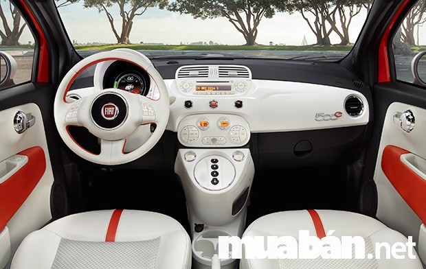Nội Thất Fiat 500E Nội Thất Được Đánh Giá Là Khá Sang Trọng, Quý Phái Và Tiện Nghi