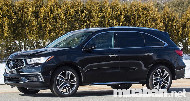 Tổng thể xe Acura MDX Tổng thể xe trông khá mềm mại nhờ sự đổi mới từ hãng Honda