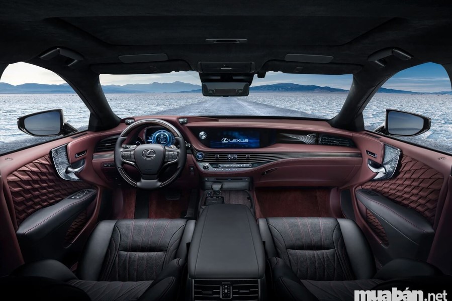 Xe ô tô Lexus LS500H Nội thất xe Lexus đậm tinh thần Nhật