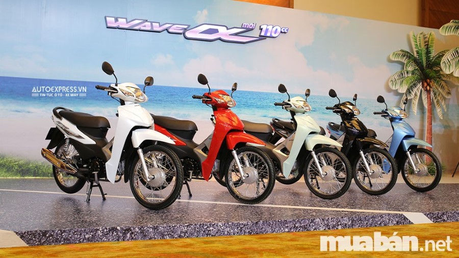 Bảng giá xe Honda mới nhất: Các dòng xe Wave
