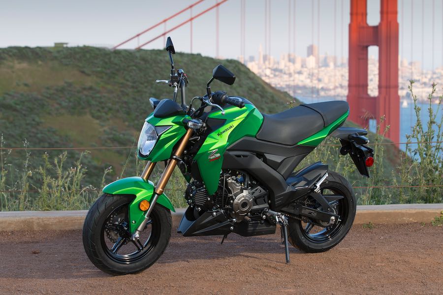 Kawasaki Z125 Pro đối thủ của sự bức phá