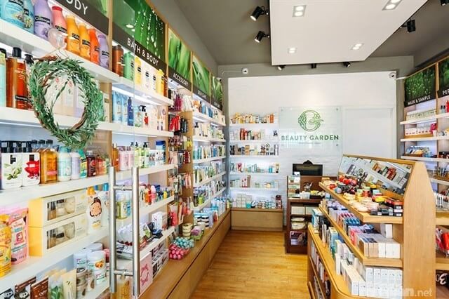 Beauty garden có nhiều mặt hàng đa dạng từ nhiều nơi trên thế giới