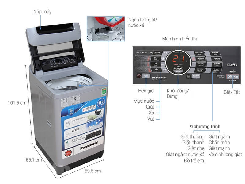 Nên Mua Máy Giặt Hãng Nào Là Tốt Và Bền Bỉ Nhất? 3 Máy Giặt Panasonic