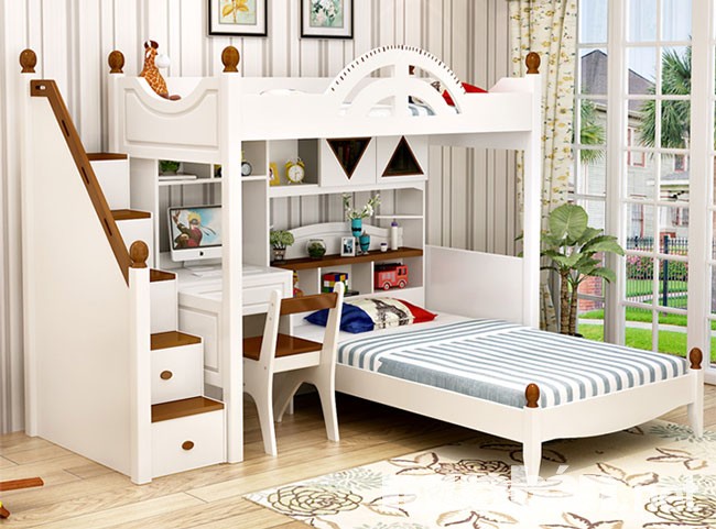Các Mẫu Giường Tầng Có Bàn Học Được Ưa Chuộng Nhất Hiện Nay 4 Gu3 2