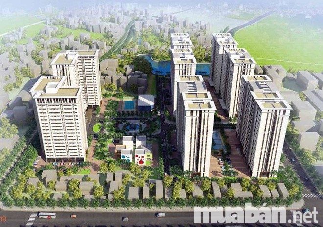 Chung cư Thanh Hà nằm trong nằm trong "quần thể" khu đô thị Thanh Hà
