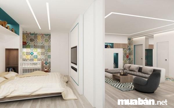 Thiết kế chung cư đẹp diện tích 50 m2