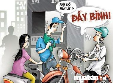 Xe máy bị hao xăng