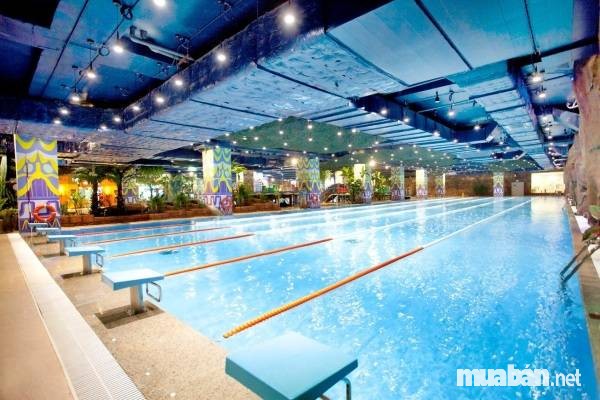 bể bơi bốn mùa tại chung cư cap cấp Royal City