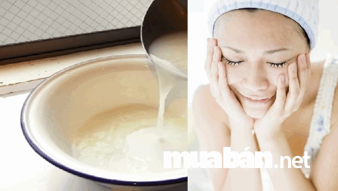 Rửa mặt bằng nước vo gạo thường xuyên có tác dụng chống lão hóa da