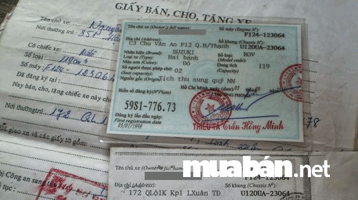 5 Tuyệt Chiêu Giúp Bạn Bán Xe Máy Cũ Nhanh – Gọn – Lẹ 6 Cung Cấp Giấy Tờ Xe Để Đảm Bảo Tin Tưởng Hơn Cho Người Xem Xe