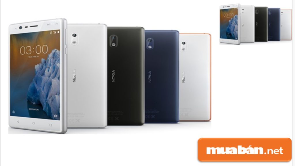Điện thoại Nokia 3 với mức giá 2.290.000VNĐ