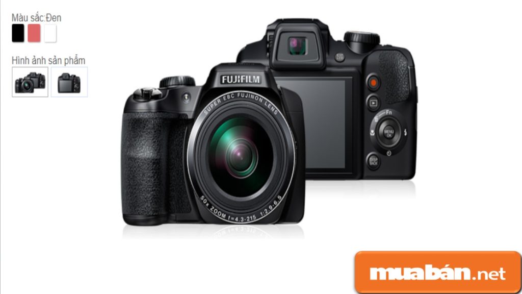 Fujfilm FinePix S94000W được thiết kế khá đẹp.