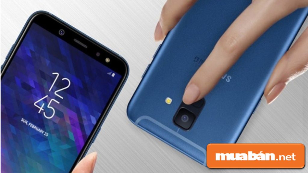 Điện Thoại Samsung A6 - Sở Hữu Siêu Phẩm Công Nghệ Chỉ Với 6 Triệu Đồng!!! 4 Cảm Biến Vân Tay Được Thiết Kế Phía Sau Của Máy.