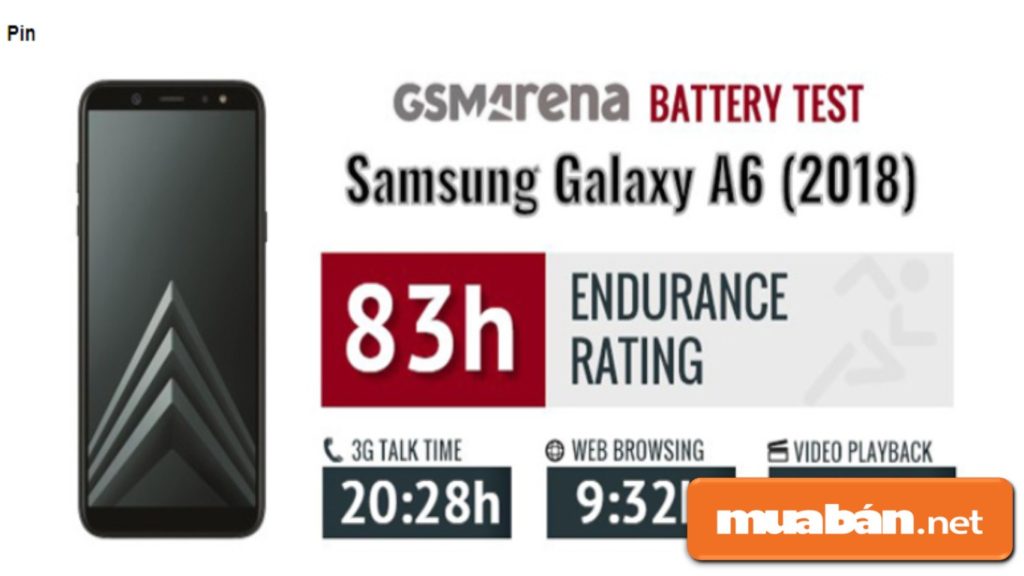 Điện Thoại Samsung A6 - Sở Hữu Siêu Phẩm Công Nghệ Chỉ Với 6 Triệu Đồng!!! 10 Samsung A6 Có Dung Lượng Pin 3000 Mah Được Tích Hợp Cộng Nghệ Tiết Kiệm Pin.