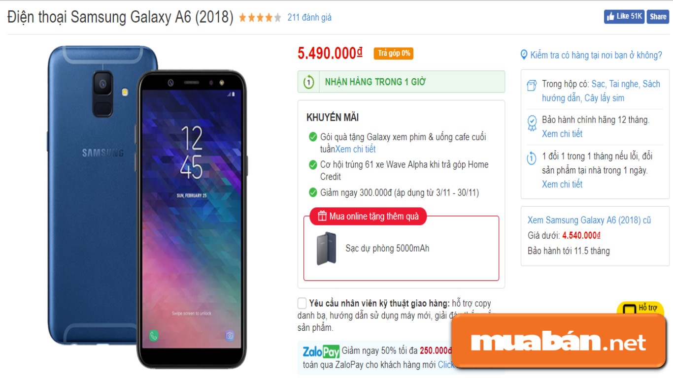 Điện Thoại Samsung A6 - Sở Hữu Siêu Phẩm Công Nghệ Chỉ Với 6 Triệu Đồng!!! 11 Giá Bán Của Samsung Galaxy A6 Tại Thế Giới Di Động.