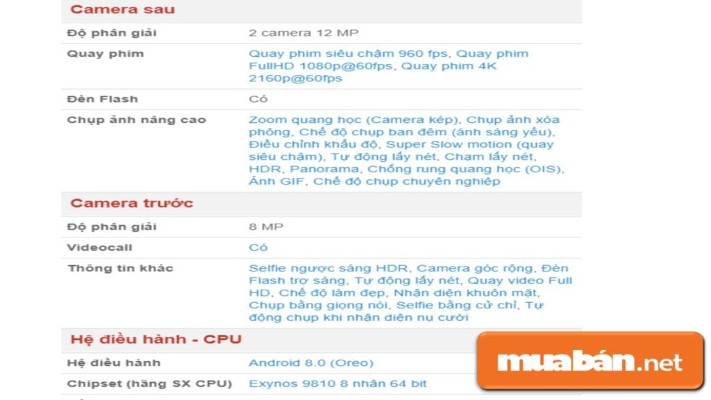 Phần mềm hỗ trợ trên điện thoại Samsung Galaxy S9 Plus.