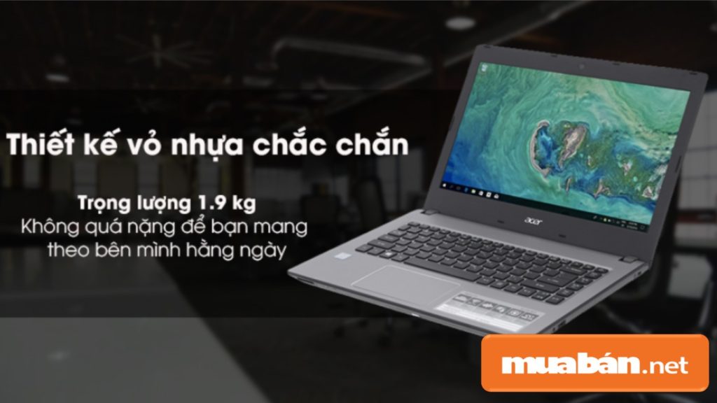 Acer Aspire E5 476 sở hữu một cấu hình cao, vi xử lý mạnh mẽ trong phân khúc tầm trung.