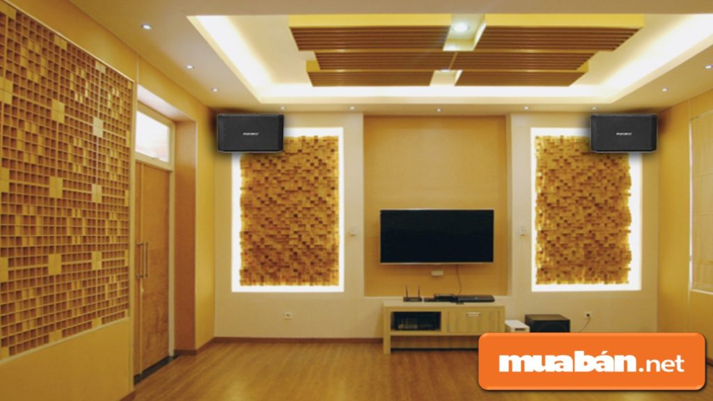 Lựa chọn vị trí đặt loa karaoke phù hợp: cách người ngồi khoảng 4 - 5m, 2 loa cách nhau khoảng 3 - 5m...