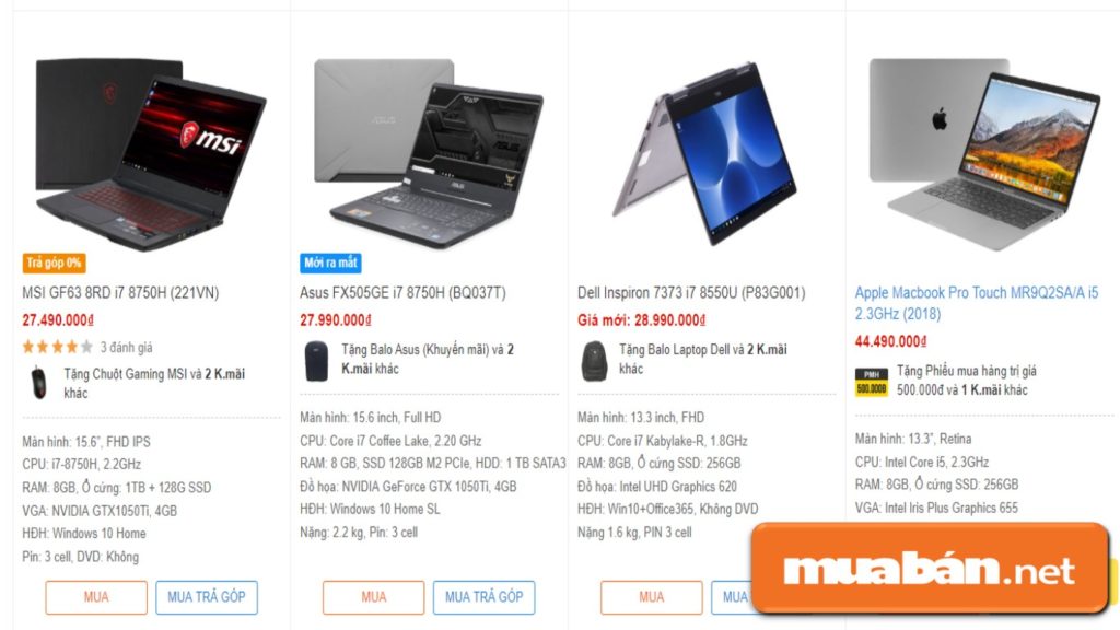 Một số mẫu laptop cao cấp với giá 20 triệu trở lên, dành cho "hội sinh viên nhà giàu"