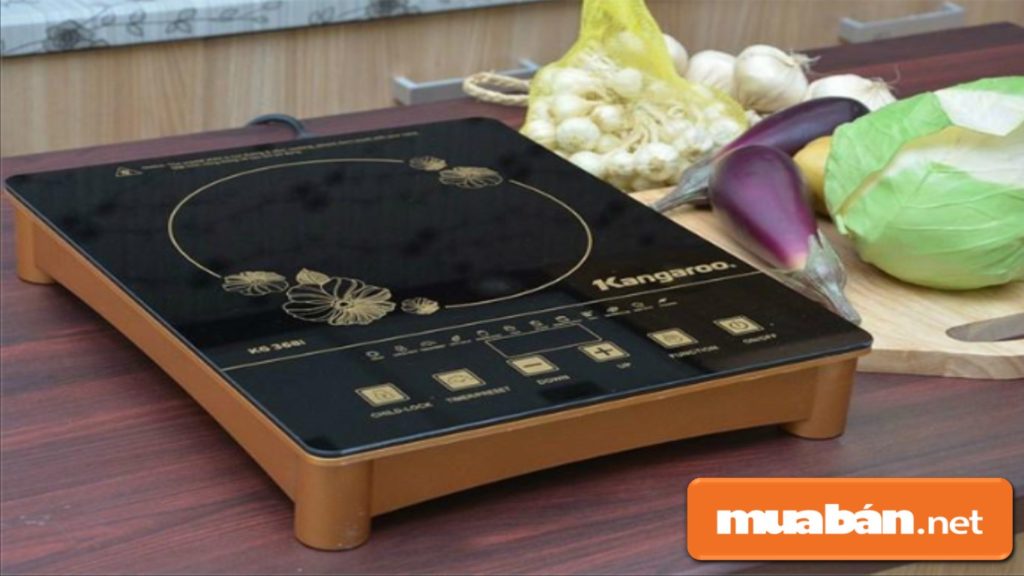 Bếp từ có mặt kính chịu nhiệt khá thông dụng vì giá thành phù hợp với đa số người dùng.