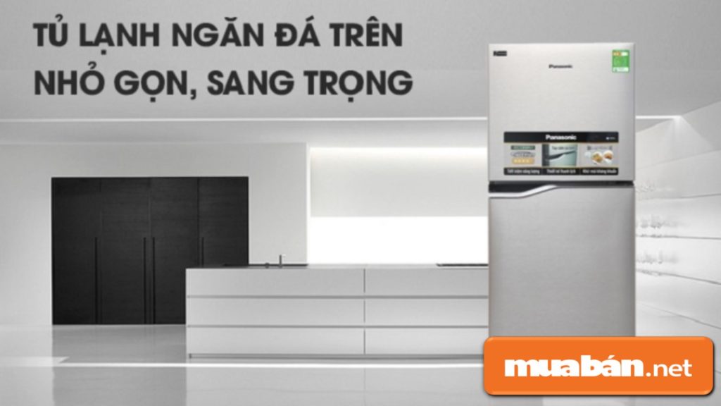 Tủ lạnh Panasonic Inverter NR – BA 178PSV1 được thiết kế khá nhỏ gọn, sang trọng.