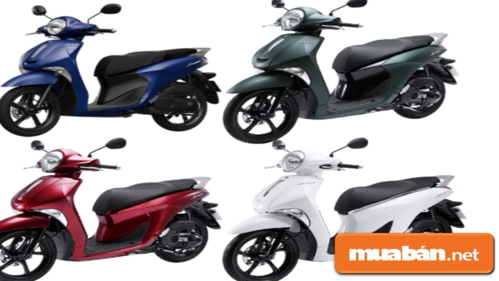 Các màu xe hiện có của Yamaha Janus 2019.