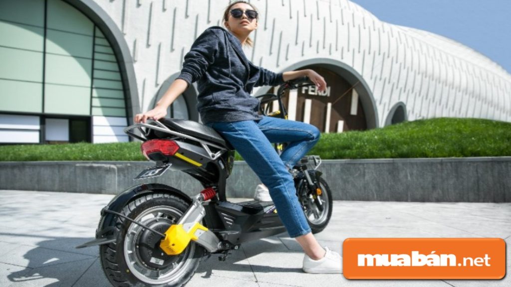 Xe máy điện Giant 133DS mang phong cách thể thao, khá cá tính.