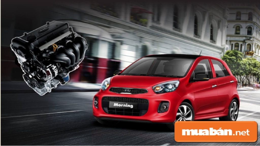 Kia Morning có động cơ xăng Kappa 1,25 lít với khả năng vận hạnh giúp chị em có cảm giác lái ấn tượng.