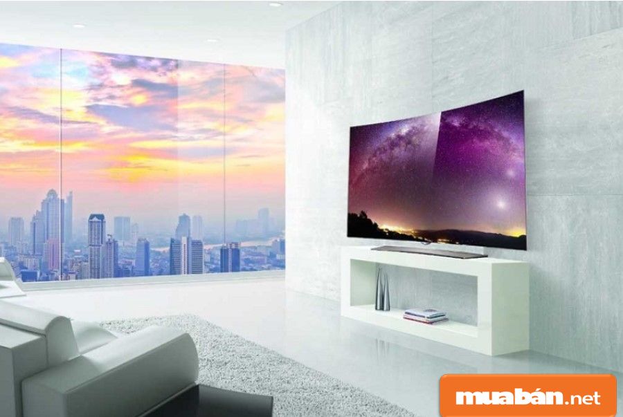 LG Oled EG920T là sản phẩm có màn hình cong kích thước 55 inch, siêu mỏng.