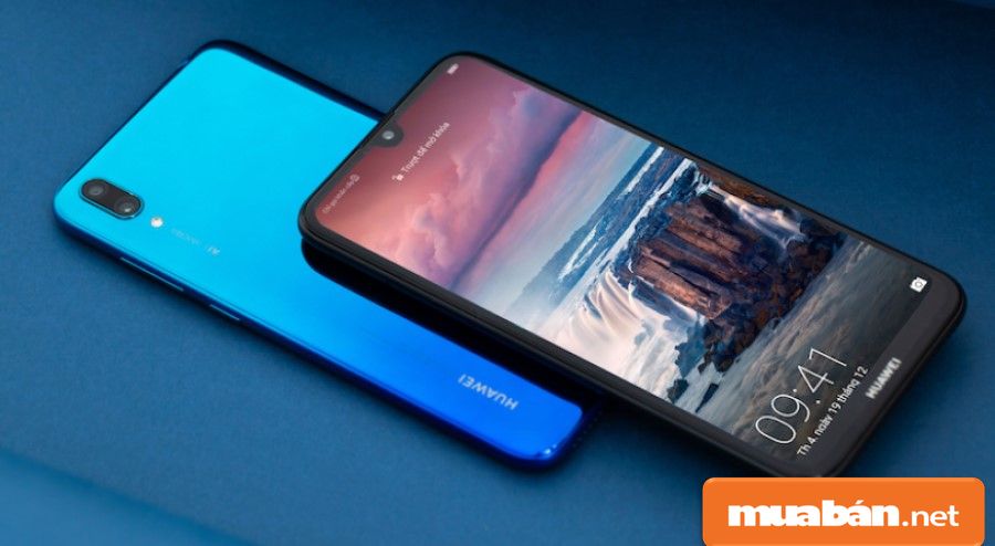 Huawei Y7 Pro (2019) có thiết kế nổi bật với màn hình giọt nước kích thước 6.26 inch.