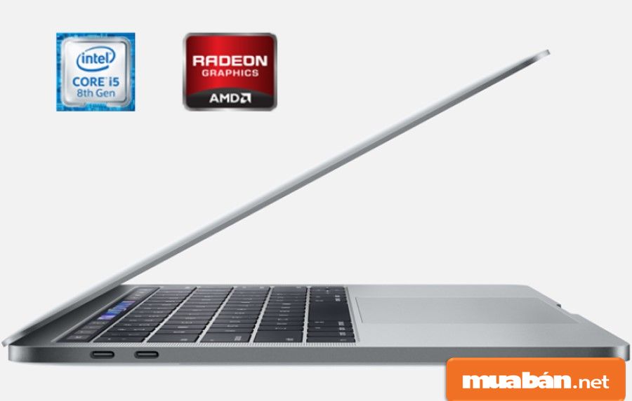 Cấu hình mạnh với Core i7 Kebylake, Ram 16Gb, bộ nhớ SSD 256Gb, card đồ họa rời AMD Radeon Pro 555X...