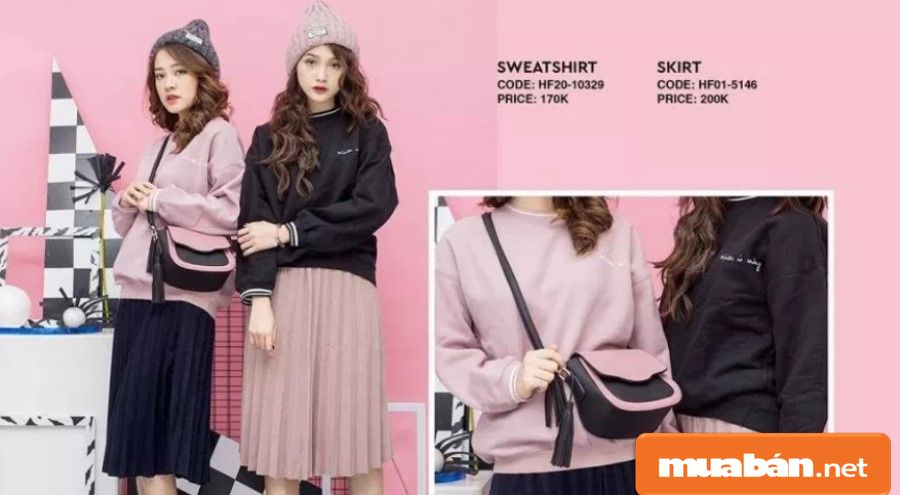 Nếu bạn có ngoại hình đẹp, diễn xuất ổn - bạn có thể làm mẫu ảnh cho các shop thời trang online.