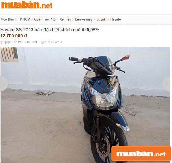 Kinh Nghiệm Mua Xe Suzuki Hayate Cũ Chính Xác Nhất 11 Suzuki Hayate