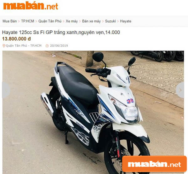 Kinh Nghiệm Mua Xe Suzuki Hayate Cũ Chính Xác Nhất 10 Suzuki Hayate