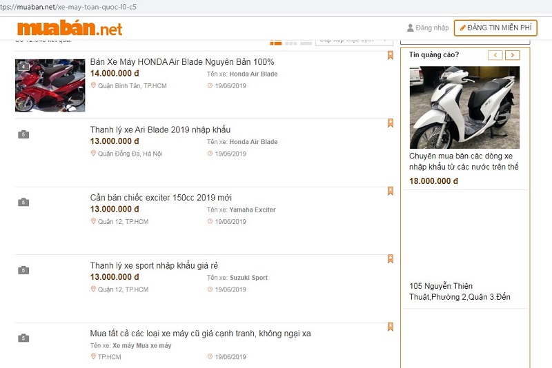Quy Trình Mua Bán Xe Và Sang Tên Đổi Chủ Cho Xe Máy Chuẩn Nhất 2019 9 Muaban.net - Địa Chỉ Mua Bán Xe Máy Cũ Uy Tín.