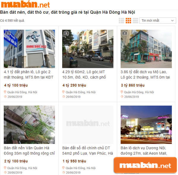 Mua bán nhà đất Hà Nội