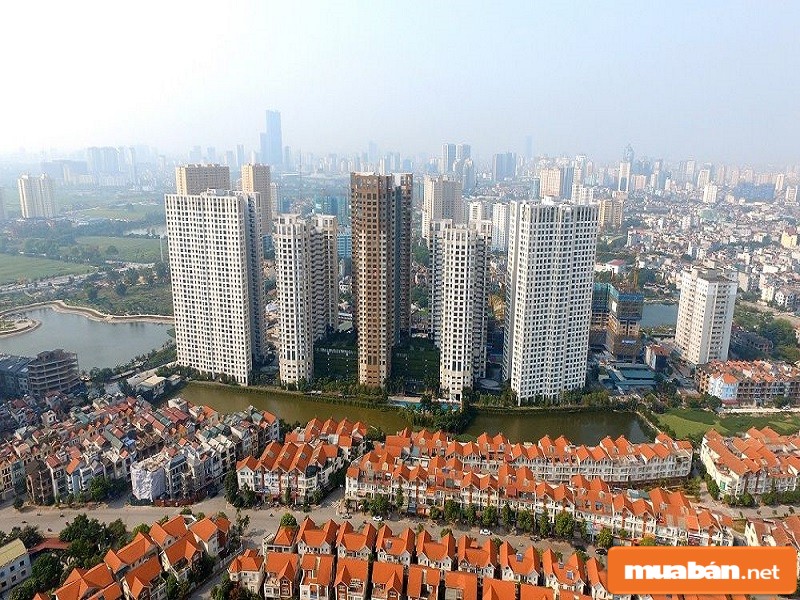 Ảnh chụp khu dân cư hiện đại