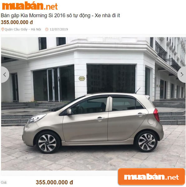 Kia Morning Cũ Có Đáng Mua? Giá Bán Xe Kia Morning Tốt Nhất Hiện Nay 8 Kia Morning Cũ