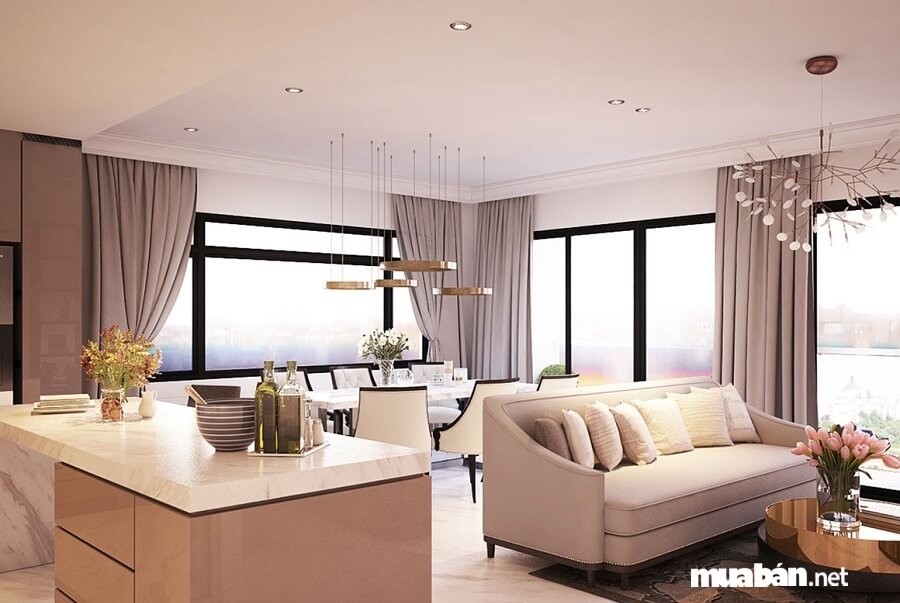 Giá bán chính thức căn hộ chung cư New City sẽ từ 42 triệu – 45 triệu đồng/m2.