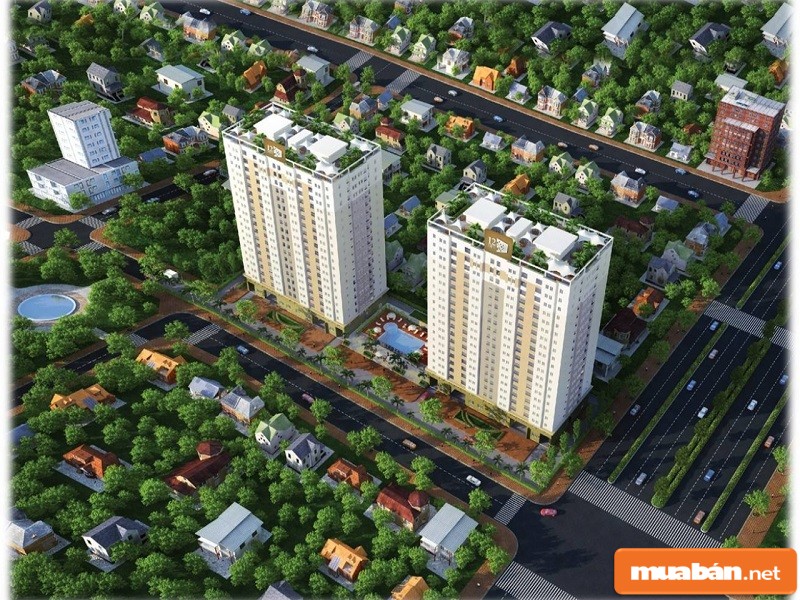 2 Block căn hộ của dự án