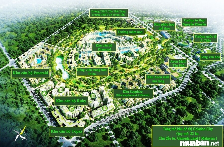 Có Gì Đặc Biệt Trong 4 Khu Căn Hộ Cao Cấp Của Celadon City Tân Phú ? 5 Khu Căn Hộ Ruby Celadon City