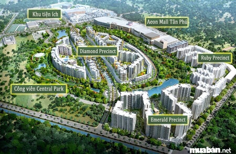 Có Gì Đặc Biệt Trong 4 Khu Căn Hộ Cao Cấp Của Celadon City Tân Phú ? 2 Tổng Quan Về Khu Đô Thị Celadon City Tân Phú.