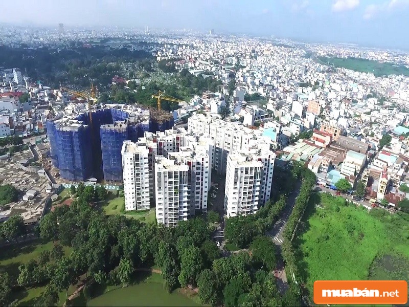 Dự án nhìn từ trên cao