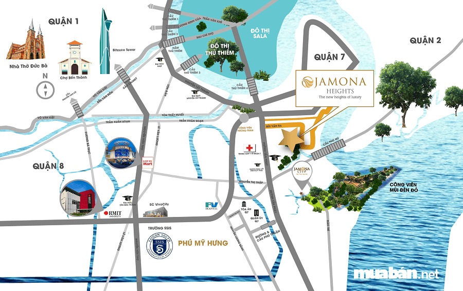 Dự Án Jamona Heights Quận 7 Đáp Ứng Đa Dạng Nhu Cầu Của Cư Dân 3 Jamona Heights Tọa Lạc Tại Đường Bùi Văn Ba, Phường Tân Thuận Đông, Quận 7, Tp.hcm.