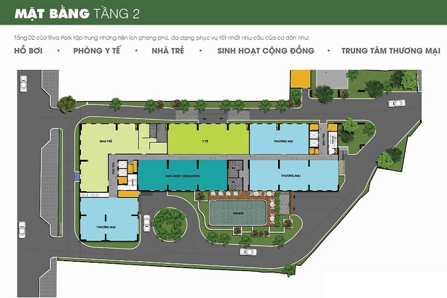 Riva Park Quận 4 - Nơi Gia Đình Bạn Trải Nghiệm Cuộc Sống Tiện Nghi 7 An Cư Tại Riva Park Cư Dân Sẽ Được Hưởng Ngay 2 Trong 3 Công Viên Xanh Mát Bao Quanh.