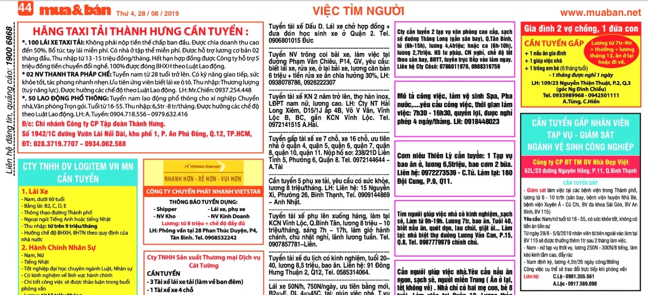 Tin Tuyển Tài Xế Quận Bình Chánh Mới Nhất Và 3 Tuyệt Chiêu Tuyển Dụng! 12 Tuyển Tài Xế Quận Bình Chánh Mới